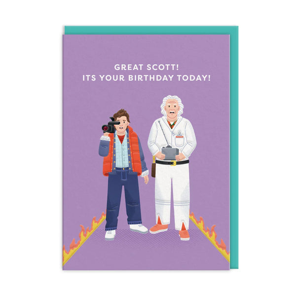 Ohh Deer Doc and Marty Greeting Card
