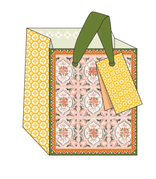 The Art File Medina Small Square Gift Bag
