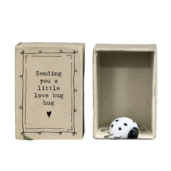 East of India Matchbox - Love Bug Hug