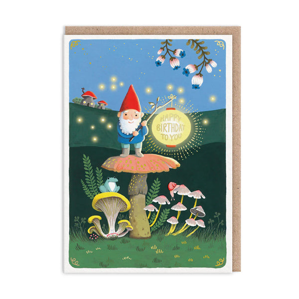 Ohh Deer Birthday Gnome Card