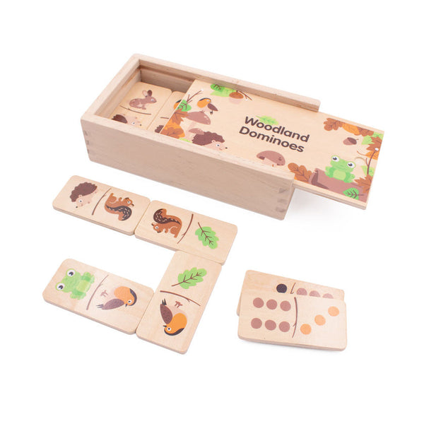 Jumini Wooden Woodland Dominoes