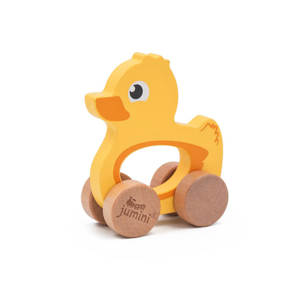 Jumini Wooden Push Along Friends Duck