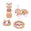 Jumini Wooden Bunny Baby Gift Set