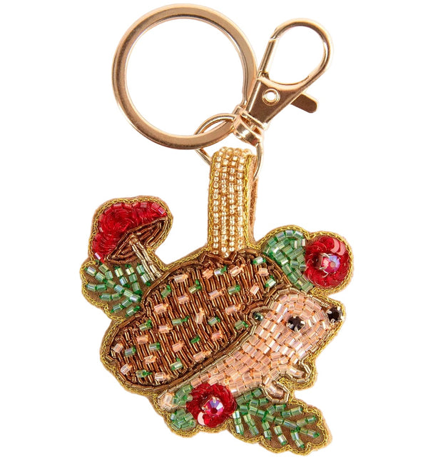 Powder Beaded Keyrings - Hedgehog
