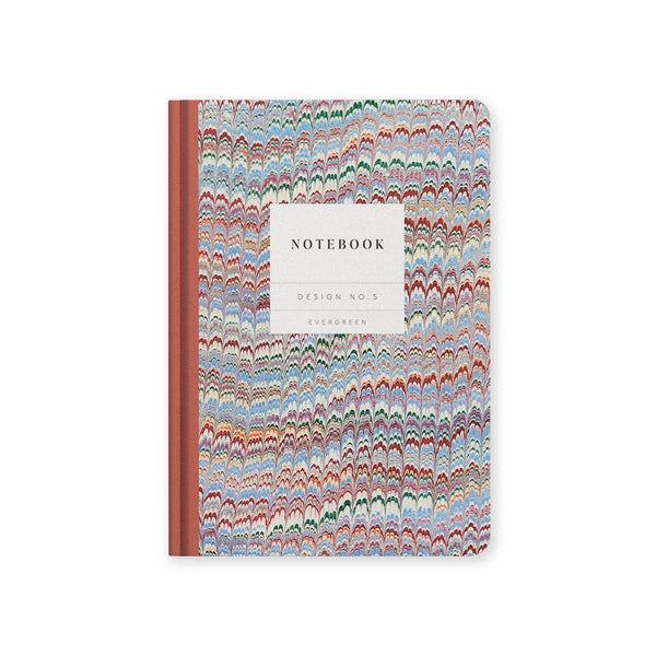 Ohh Deer Design No.5 Marble Stripes Hardback Notebook