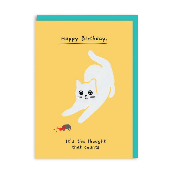 Ohh Deer It's The Thought That Counts Birthday Card
