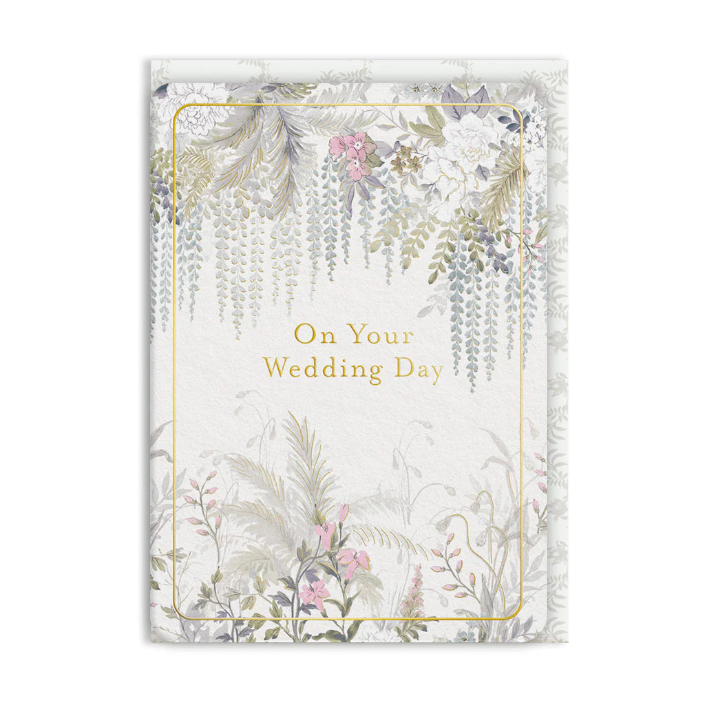 Ohh Deer Lauran Ashley Wedding Day Wisteria Greeting Card