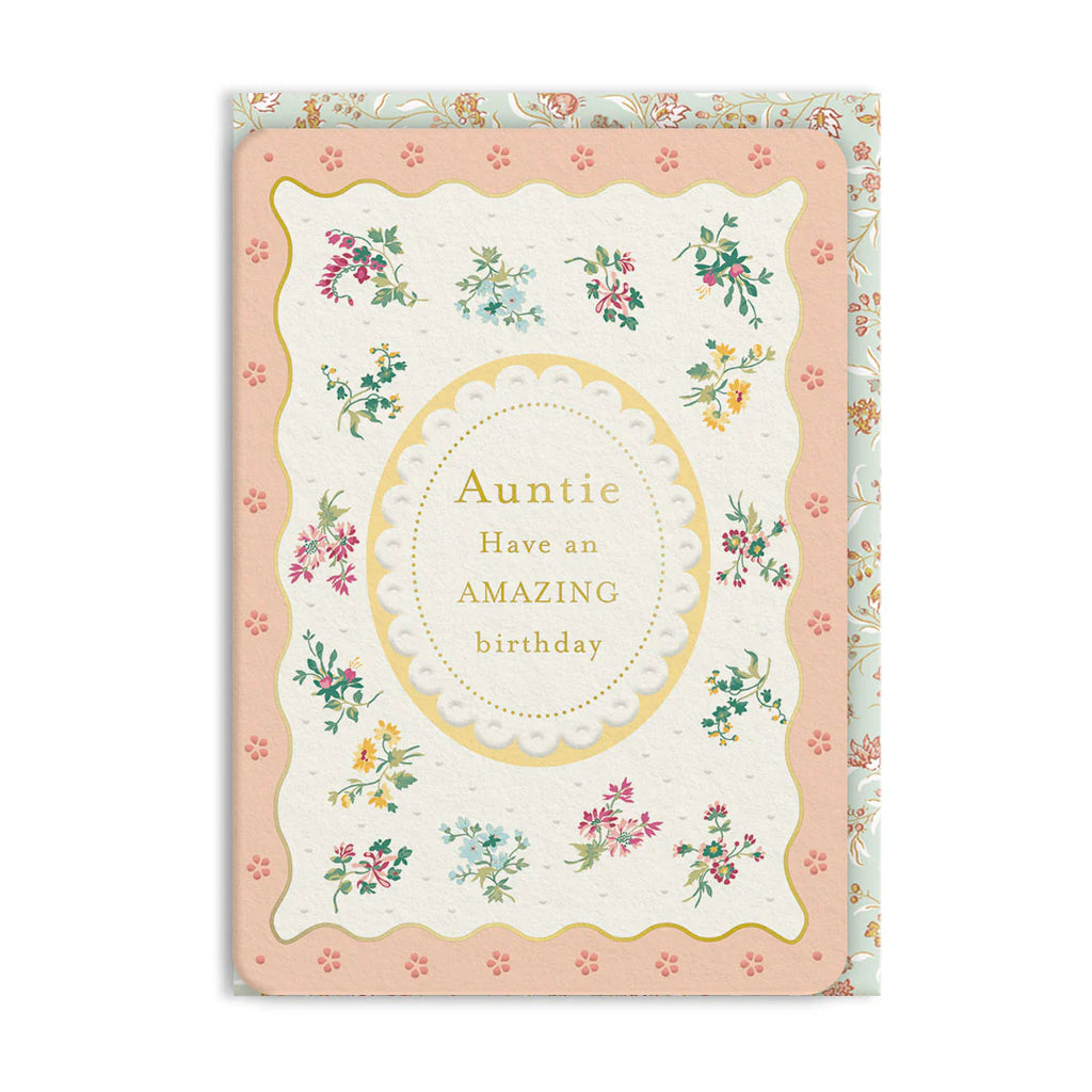 Ohh Deer Laura Ashley Auntie Greeting Card