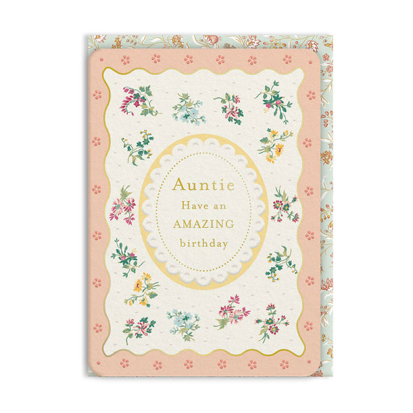 Ohh Deer Laura Ashley Auntie Greeting Card