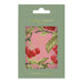 Laura Ashley Thank You greeting card set in its original sage green packaging, featuring a pink card with a red cherries and green leaves illustration.