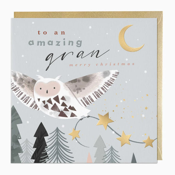 Whistlefish Amazing Gran Luxury Christmas Card