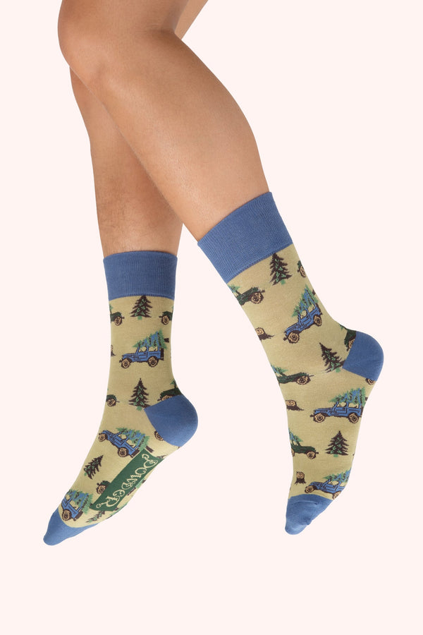 Powder Men's Socks - Fa la la la Landy
