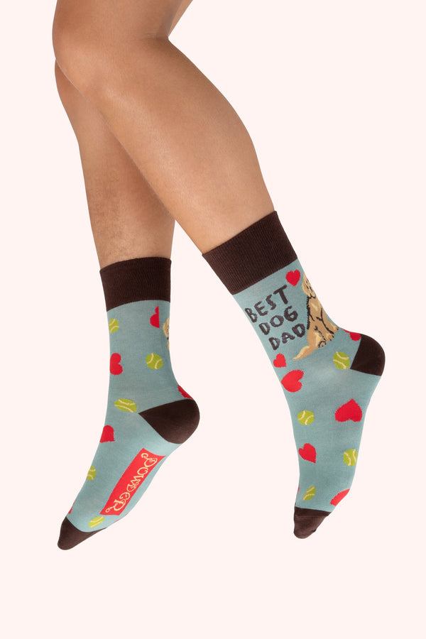 Powder Men's Socks - Best Dog Dad
