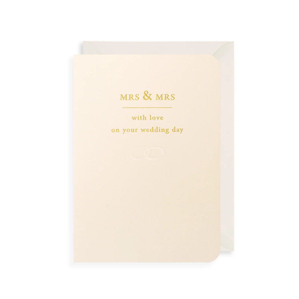 The Art File Mrs & Mrs Your Wedding Greetings Card