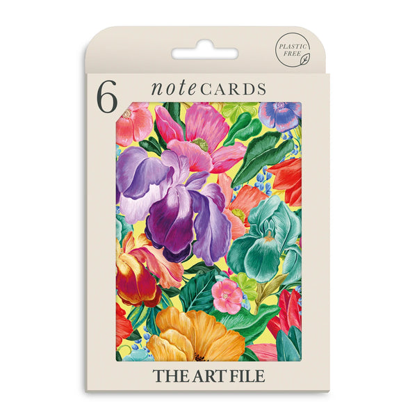 The Art File Floral Notecard Pack - Pack of 6 Notecards
