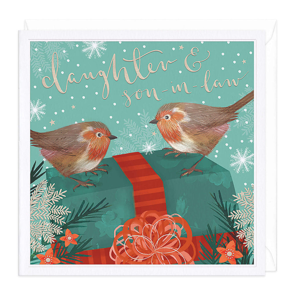 Whistlefish Daughter & Son In Law Luxury Christmas Card