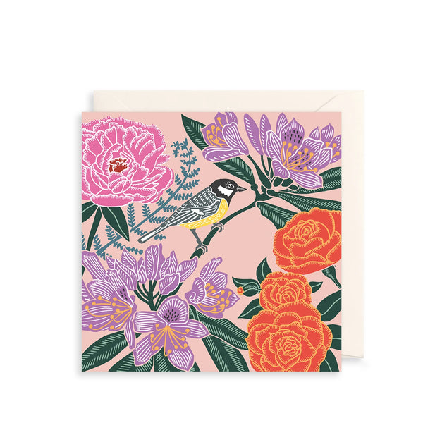 The Art File Birdcamelia Greetings Card