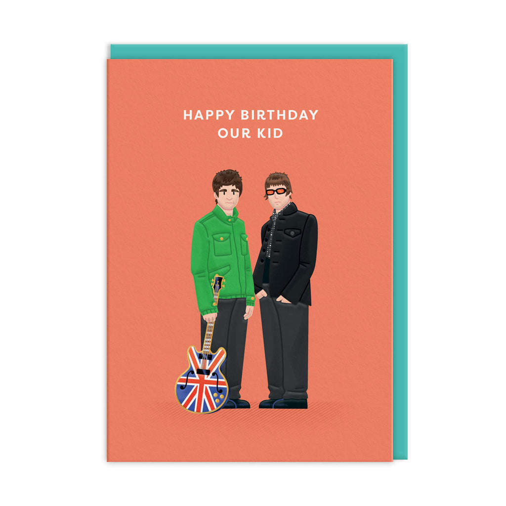 Ohh Deer Liam and Noel Greeting Card