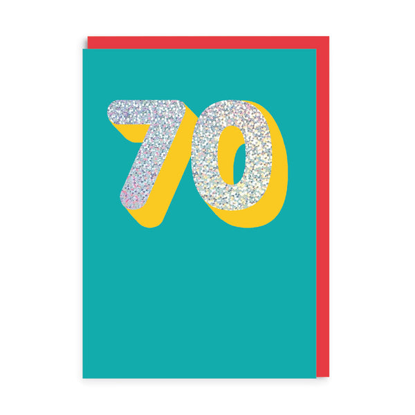 Ohh Deer Age 70 Birthday Greeting Card