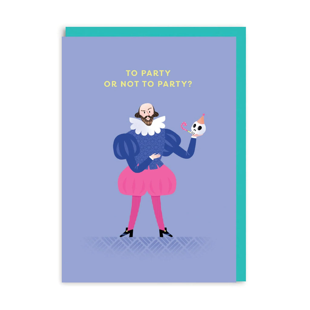 Ohh Deer Shakespeare To Party Greeting Card