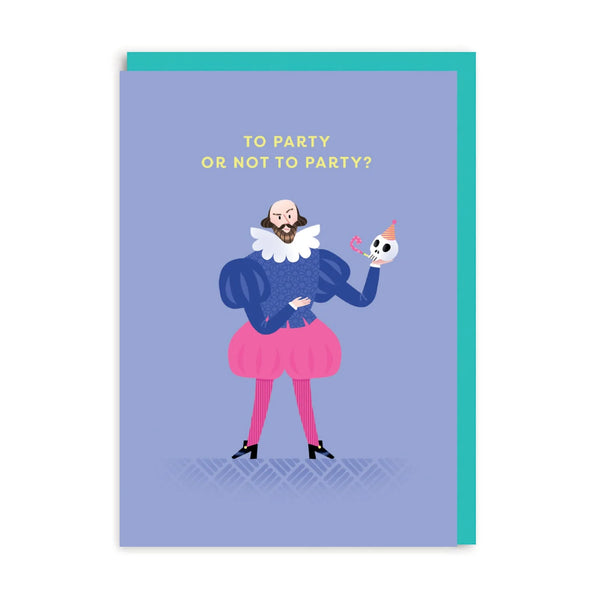 Ohh Deer Shakespeare To Party Greeting Card