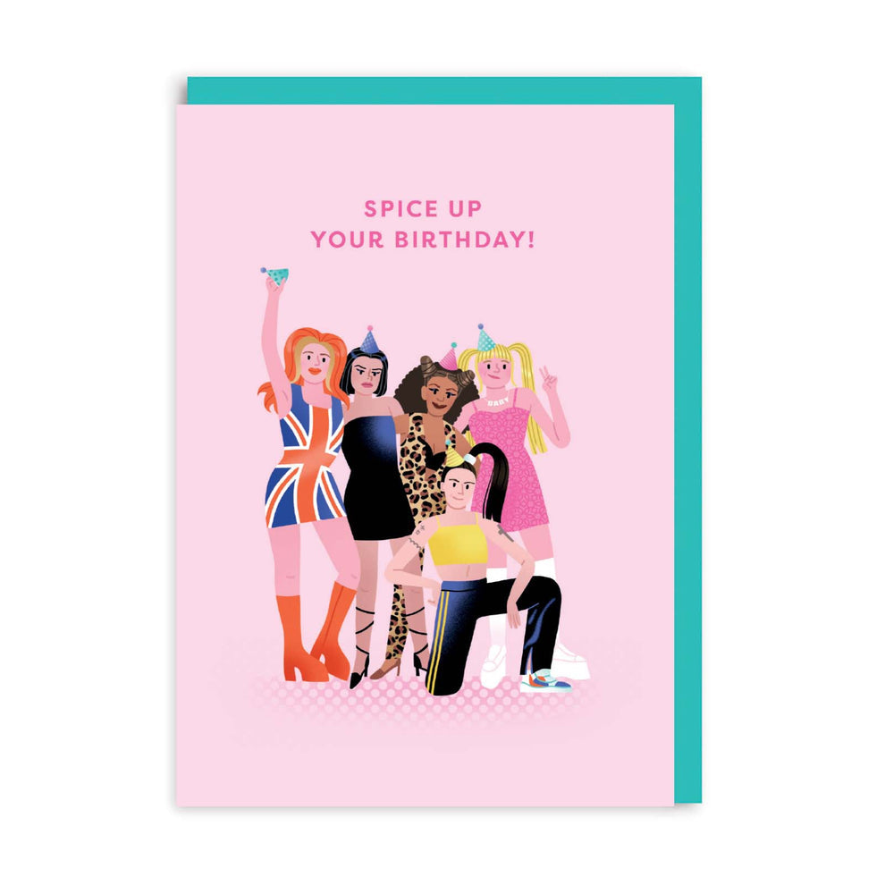 Ohh Deer Spice Girls Birthday Card
