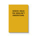 Ohh Deer Genius Ideas Paperback Notebook