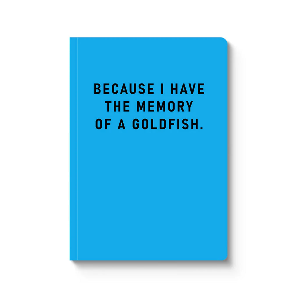 Ohh Deer Memory Of A Goldfish Paperback Notebook