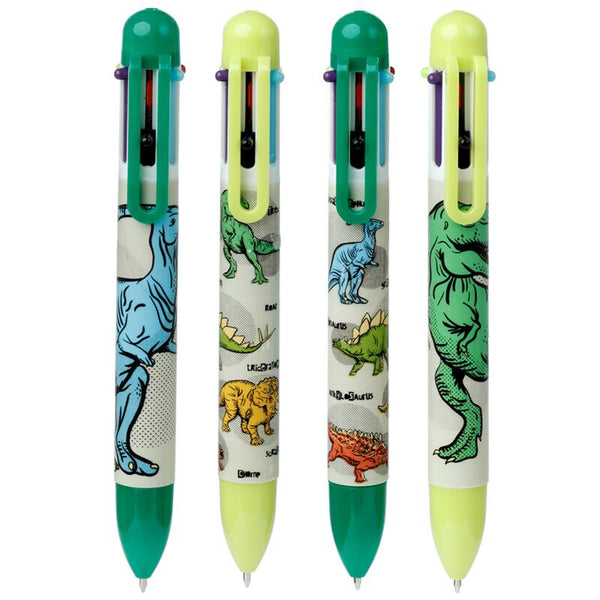 Puckator Dinosauria Multi Colour Pen
