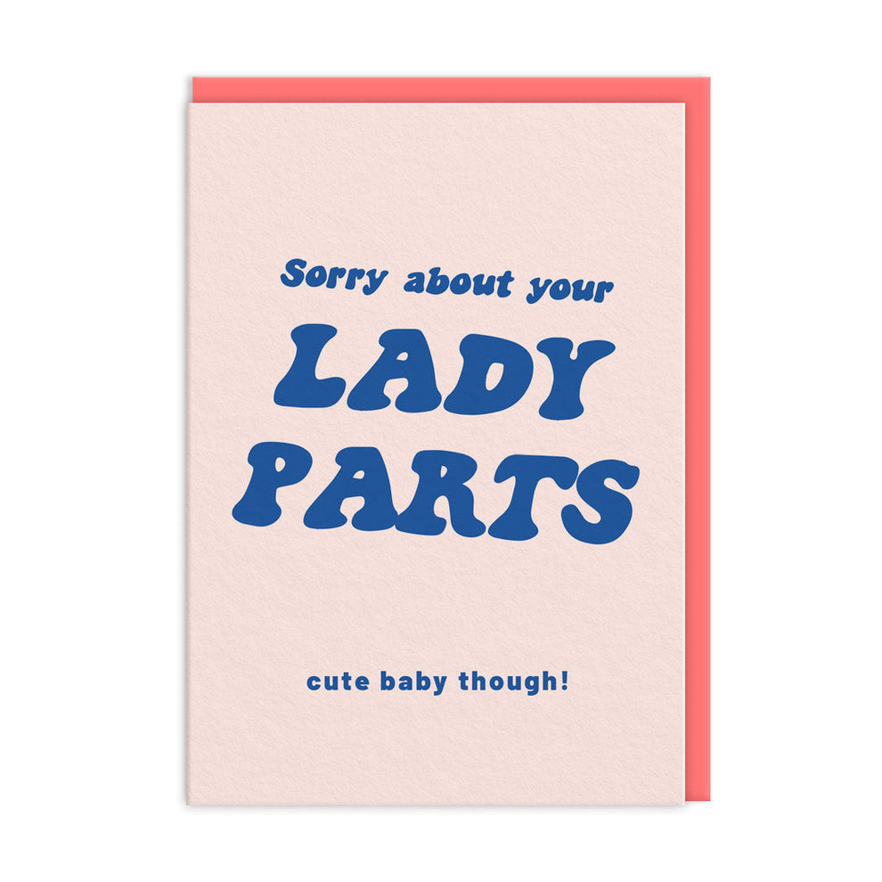 Ohh Deer Sorry About Your Lady Parts New Baby Card