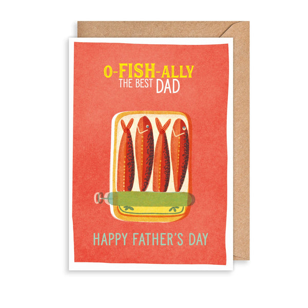 The Art File Best Dad Father's Day Card