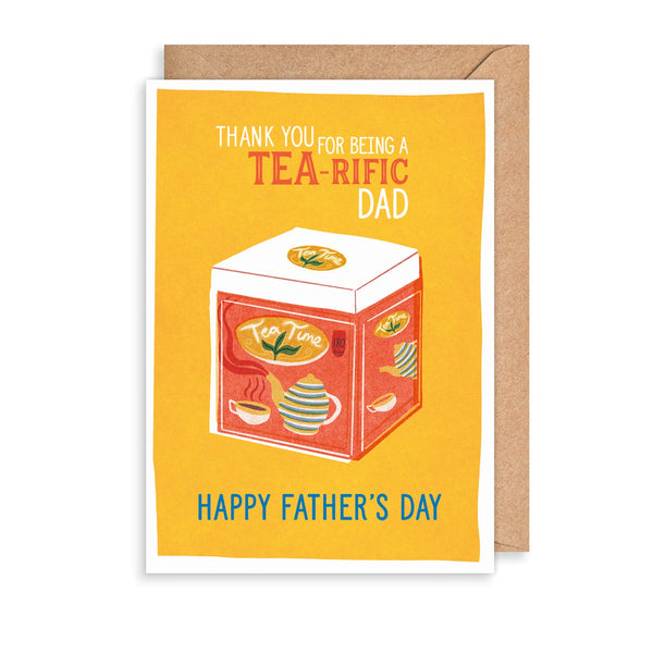 The Art File Tea-rific Dad Father's Day Card