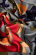 Powder Print Scarf - Folk Floral, Winter Ice