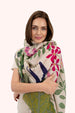 Powder Print Scarf - Swooping Swallows