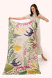 Powder Print Scarf - Swooping Swallows