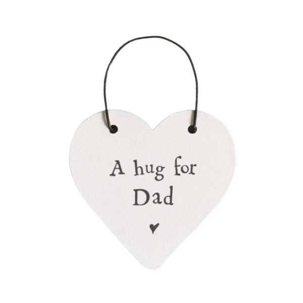 East of India Little Heart Sign - Hug For Dad