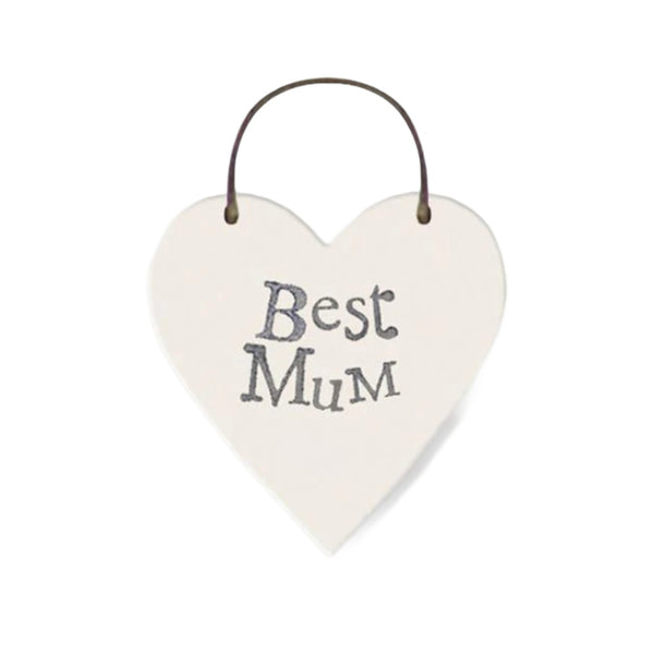 East of India Little Heart Sign - Best Mum