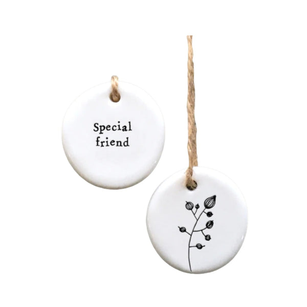 East of India Floral Hanger - Special Friend