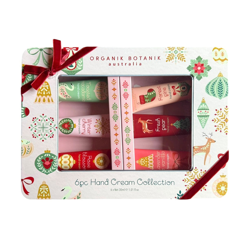 Organik Botanik Set of 6 Hand Creams Tin Gift Set