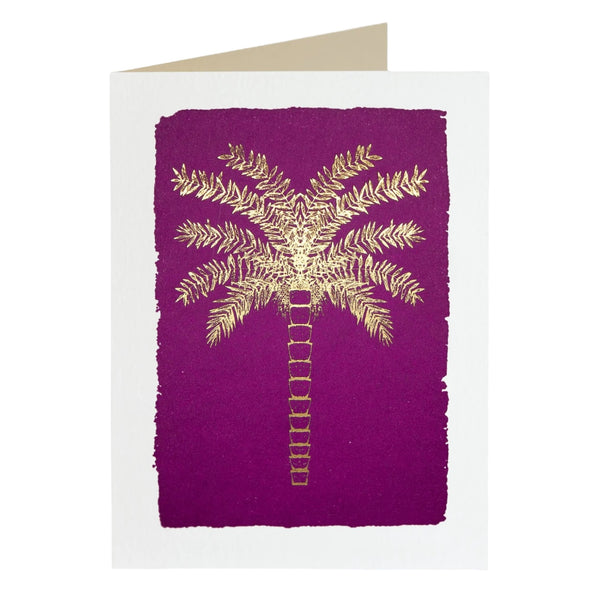Archivist Purple Tree Greetings Card