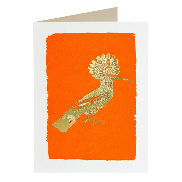 Archivist Hoopoe Orange Card