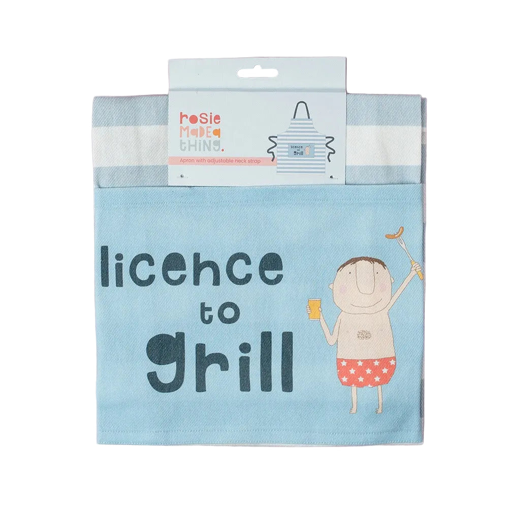 Rosie Made A Thing Licence To Grill Apron