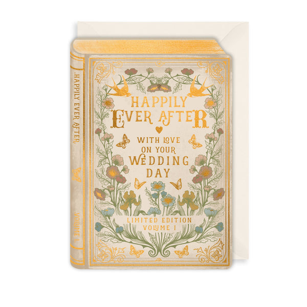 The Art File Happily Ever After Wedding Card - Retired