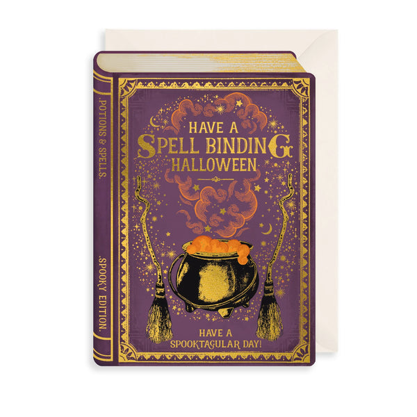 The Art File Spellbinding Halloween Greetings Card
