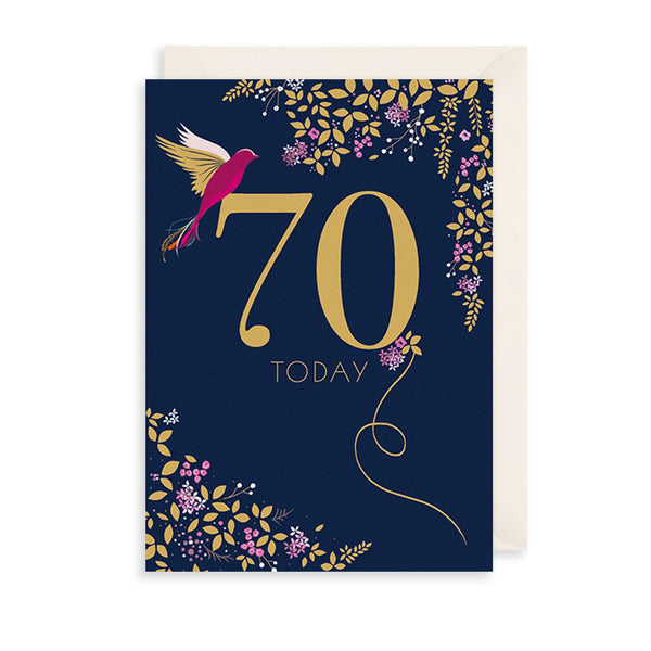 The Art File 70 Today Birthday Card