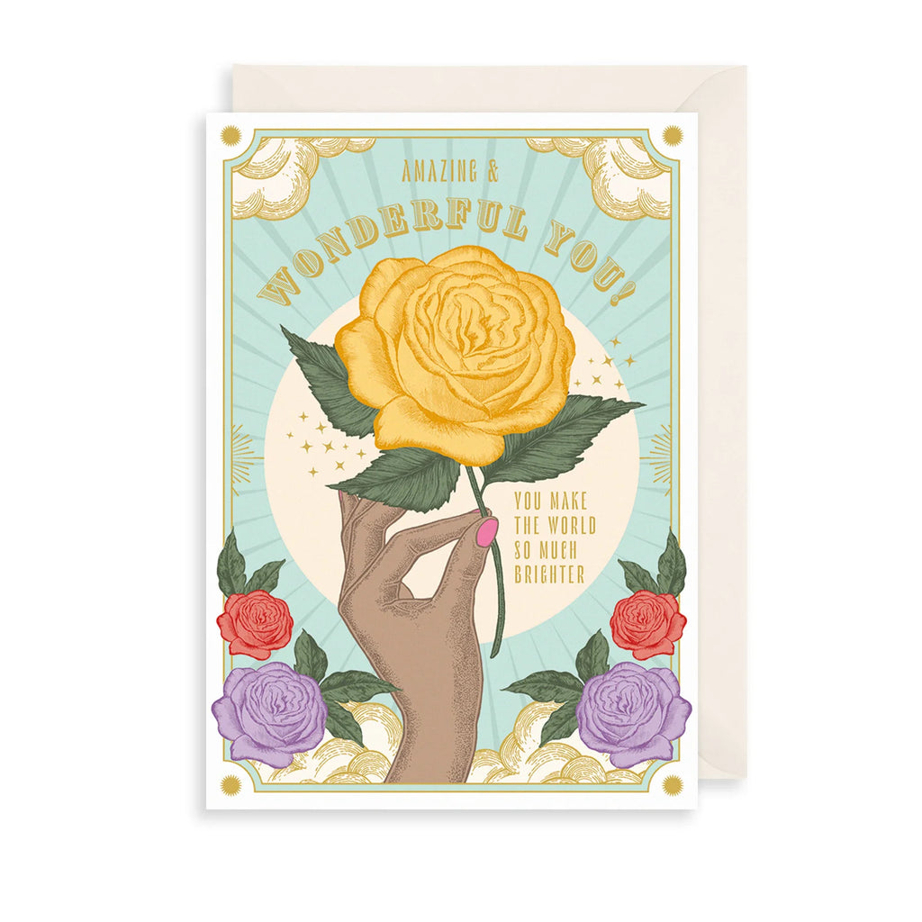 The Art Amazing & Wonderful Greetings Card