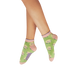 Powder Ladies Trainer Socks - Marshmallow Sheep - Mint