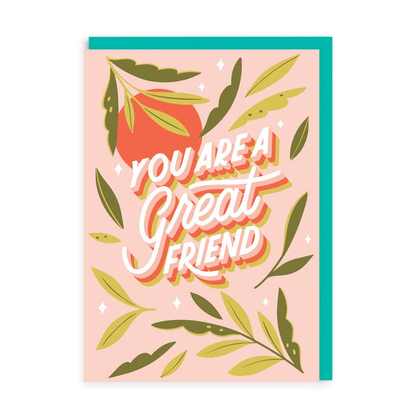 Ohh Deer A Great Friend Greeting Card