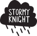Stormy Knight Love Birds Engagement Card