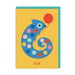 Ohh Deer Age 6 Chameleon Birthday Card